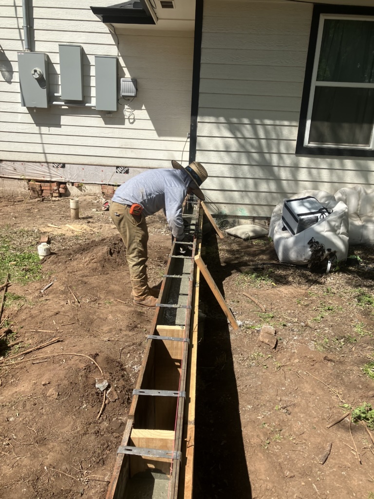 concrete projects being set up